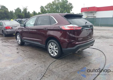 2020 Ford Edge Titanium from USA, damaged, VIN 2FMPK4K90LBB64522